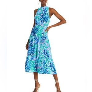 Sam Edelman Ayamore Sleeveless‎ Brush Stroke Garden Maxi Dress Stitch Fix Nwt
